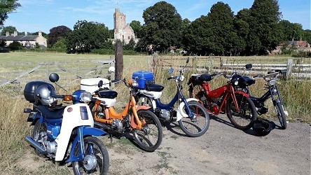 Castle to Castle Moped Run: Day 1 Castle to Castle Moped Run: Day 1