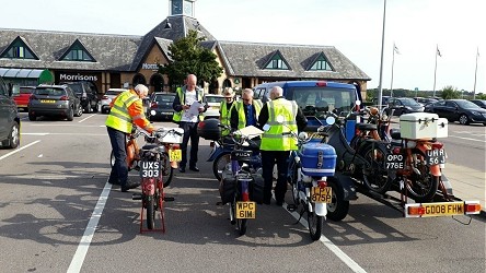 Castle to Castle Moped Run: Day 2 Castle to Castle Moped Run: Day 2