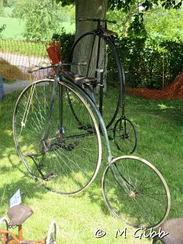 'Xtraordinary' bicycle at Sweffling Bygones Museum Open Day