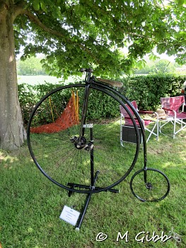 'Penny-farthing' at Sweffling Bygones Museum Open Day