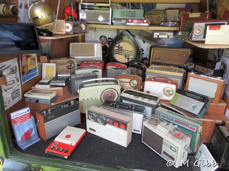 Radios at Sweffling Bygones Museum Open Day