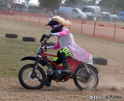 Moped Mayhem at Copdock Show