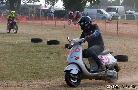 Moped Mayhem at Copdock Show