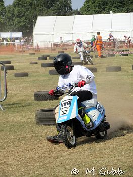 Moped Mayhem at Copdock Show