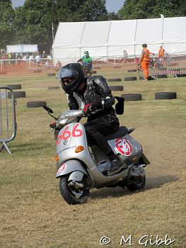 Moped Mayhem at Copdock Show