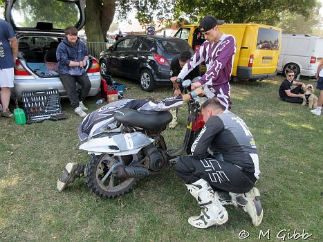 Moped Mayhem at Copdock Show