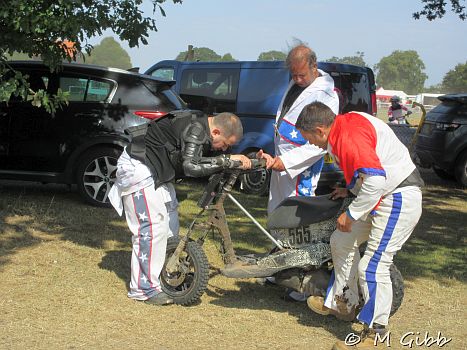 Moped Mayhem at Copdock Show