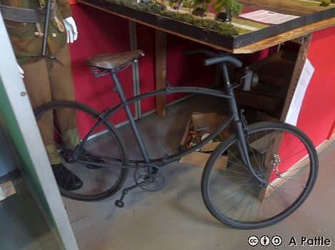 BSA Paratroop bike in the museum