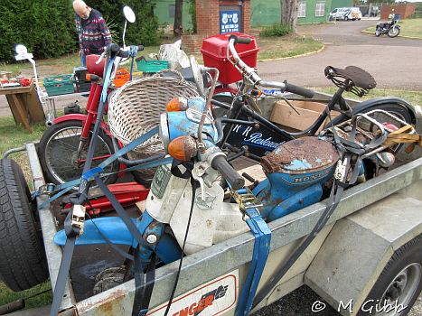 Honda 50, CWS trade bike, and Jailing Easy Rider