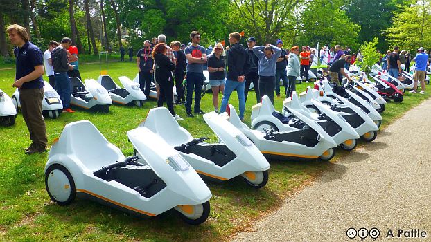 Sinclair C5s in Christchurch Park, Ipswich