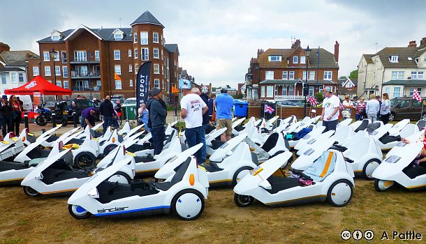 Sinclair C5s at Felixstowe