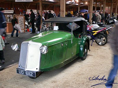 EACC member Ian had his Raleigh Safety Seven on the Microcar Club stand