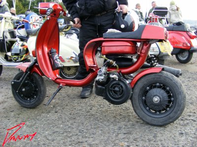 Slightly non-standard Lambretta scooter