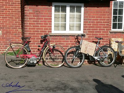The bike's for sale - the Lohmann isn't