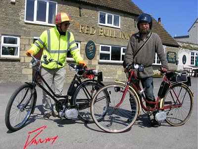 Peter and Andrew back at the Red Bull Inn