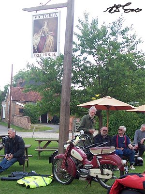 Victoria moped at Earl Soham Victoria