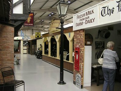 Inside the museum