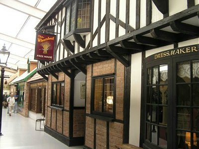 A pub in the museum's street scene