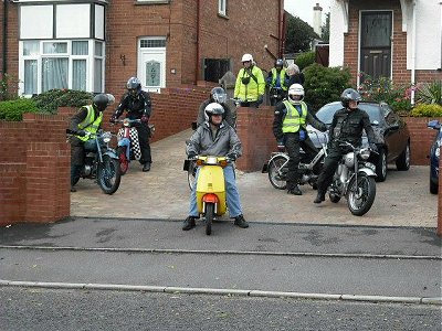 James taking the lead on his Honda Melody