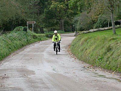 John on his Runabout at Killerton House