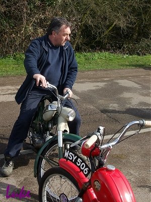 Dave with his Puch