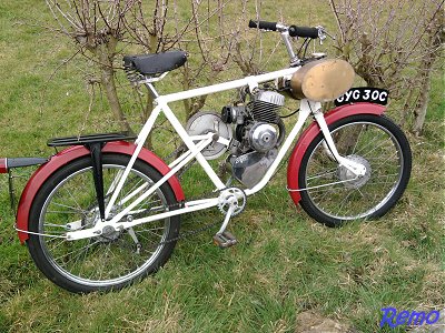 The bikes parked at the pub stop