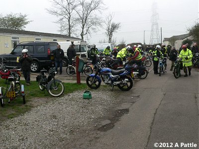 The bikes at Duloe