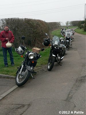 The bikes at Duloe