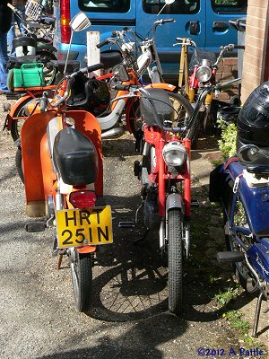 Mopeds at Bromeswell