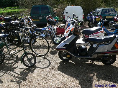 The bikes at Bromeswell
