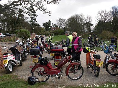The bikes at Ramsholt