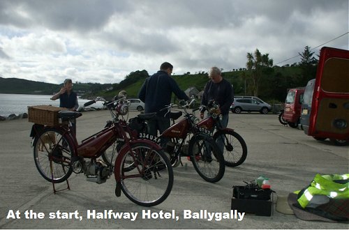At the start, Halfway House Hotel, Ballygally