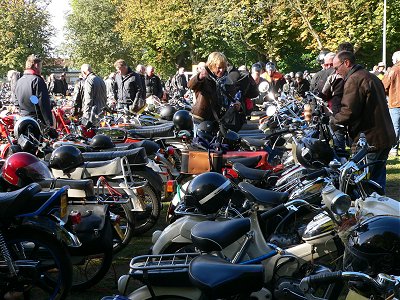 A few of the mopeds at the show