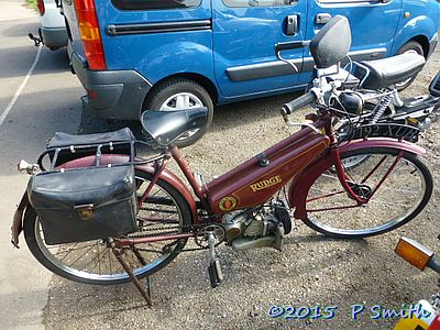 Red autocycle: Rudge