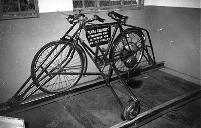 Cyclemaster railway inspection trolley