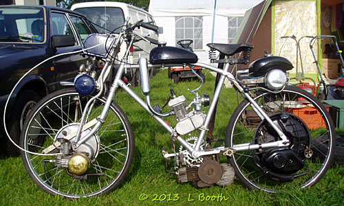 Six cyclemotors in one bike