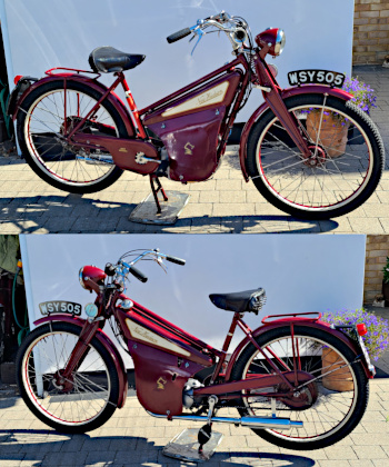 1956 New Hudson autocycle