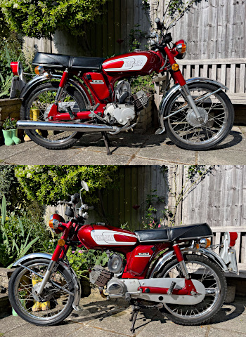 1976 Yamaha YB100L2