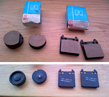 Honda CB750 F1 brake pads