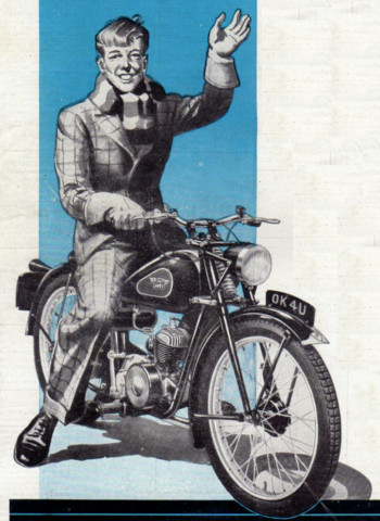 Jimmy James on his Comet