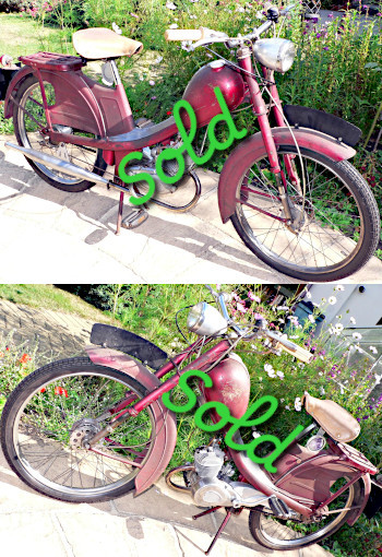 1956 Phillips P39 Gadabout moped